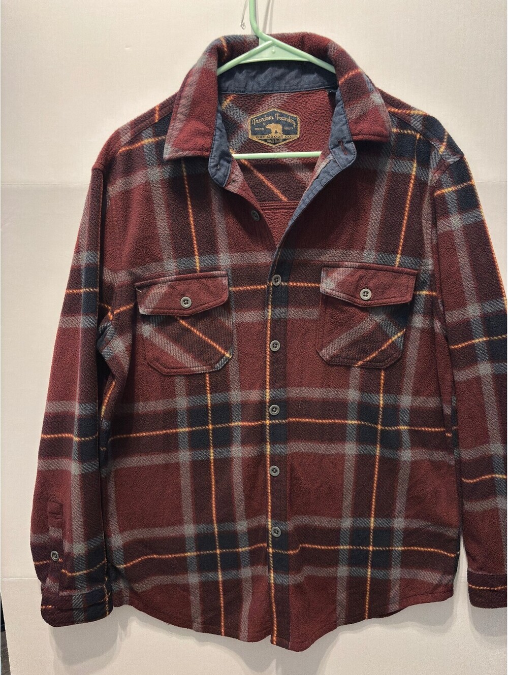 Legendary Whitetails Red Plaid Button Front Flannel Shirt Jacket Men's L